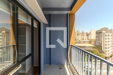 Varanda de kitnet/studio para alugar com 1 quarto, 32m² em República, São Paulo