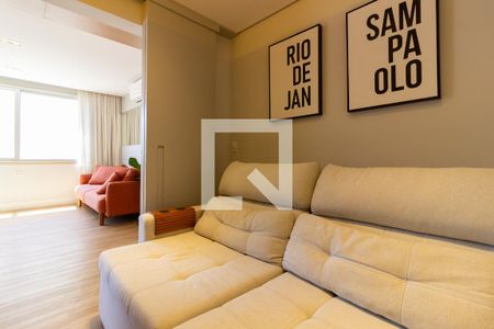 Sala de TV de apartamento para alugar com 3 quartos, 110m² em Pinheiros, São Paulo
