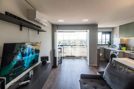 Sala  de apartamento à venda com 2 quartos, 57m² em Vila Sao Luiz (valparaizo), Santana de Parnaíba