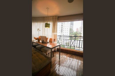 Varanda da Sala de apartamento para alugar com 3 quartos, 91m² em Vila Andrade, São Paulo