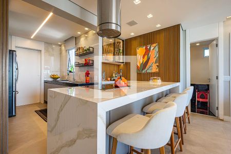 Sala/Cozinha de apartamento à venda com 3 quartos, 162m² em Pinheiros, São Paulo