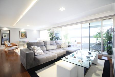 Sala de apartamento à venda com 3 quartos, 217m² em Paraíso do Morumbi, São Paulo