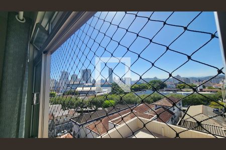 Vista da Sala de apartamento para alugar com 2 quartos, 62m² em Ponta da Praia, Santos