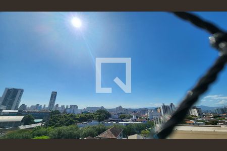 Vista da Sala de apartamento para alugar com 2 quartos, 62m² em Ponta da Praia, Santos