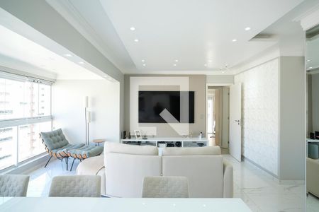 Sala de apartamento à venda com 3 quartos, 113m² em Santo Antônio, São Caetano do Sul