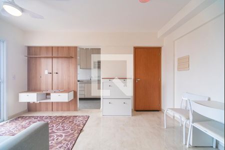 Sala de apartamento para alugar com 1 quarto, 37m² em Vila Assunção, Santo André