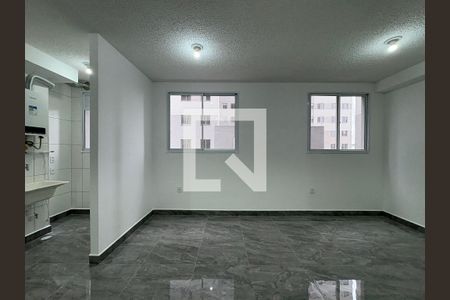 Sala de apartamento para alugar com 1 quarto, 37m² em Jardim, Santo André