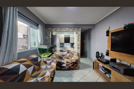 Sala de apartamento à venda com 2 quartos, 67m² em Vila Progresso, Santo André