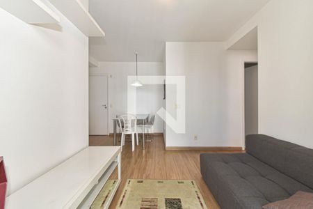 Sala de apartamento para alugar com 1 quarto, 36m² em Santo Amaro, São Paulo