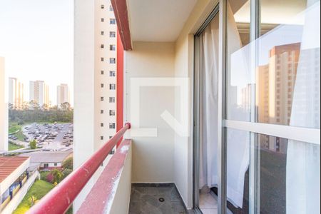 Varanda da Sala de apartamento à venda com 2 quartos, 55m² em Jardim do Estádio, Santo André