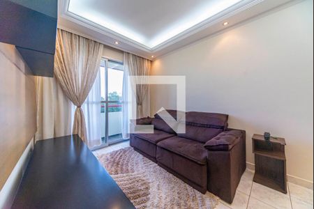 Sala de apartamento à venda com 2 quartos, 55m² em Jardim do Estádio, Santo André