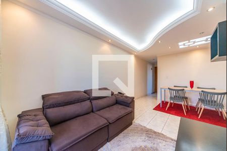 Sala de apartamento à venda com 2 quartos, 55m² em Jardim do Estádio, Santo André