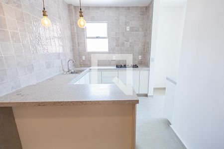 cozinha de apartamento à venda com 3 quartos, 90m² em Castelo, Belo Horizonte