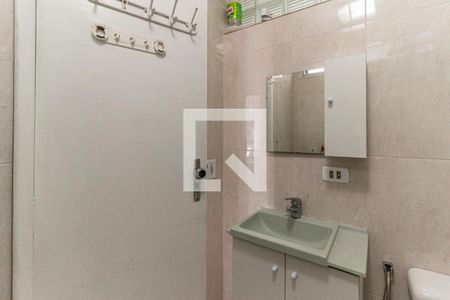Banheiro da Suíte de apartamento à venda com 1 quarto, 29m² em Higienópolis, São Paulo
