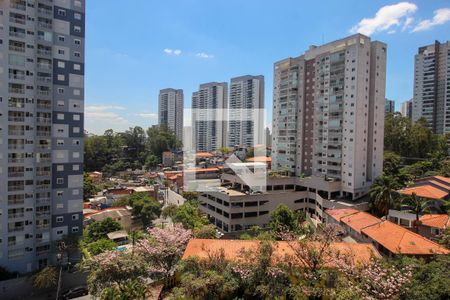 Vista de Varanda da Sala de apartamento à venda com 2 quartos, 50m² em Vila Andrade, São Paulo