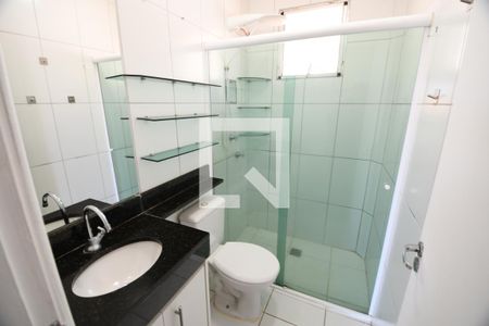 Banheiro 1 - Suíte de casa de condomínio à venda com 3 quartos, 78m² em Fazenda Santa Cândida, Campinas