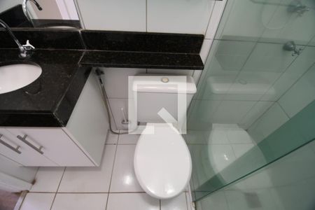 Banheiro 1 - Suíte de casa de condomínio à venda com 3 quartos, 78m² em Fazenda Santa Cândida, Campinas