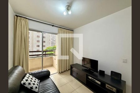Sala de apartamento para alugar com 2 quartos, 60m² em Brooklin, São Paulo