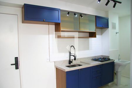 Sala/Cozinha de apartamento à venda com 2 quartos, 36m² em Vila Flora, Guarulhos