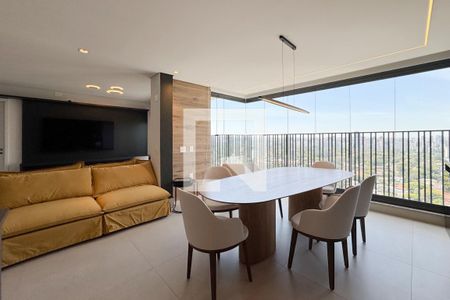 Sala de apartamento para alugar com 1 quarto, 71m² em Pinheiros, São Paulo