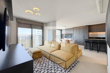 Sala de apartamento para alugar com 1 quarto, 71m² em Pinheiros, São Paulo