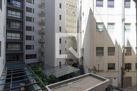 Vista da Sala/Quarto de kitnet/studio para alugar com 1 quarto, 27m² em Consolação, São Paulo