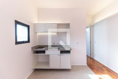 Sala/Cozinha de apartamento para alugar com 1 quarto, 40m² em República, São Paulo