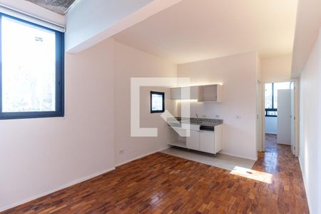 Sala/Cozinha de apartamento para alugar com 1 quarto, 40m² em República, São Paulo