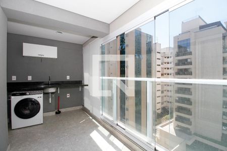 Varanda e Área de Serviço de apartamento à venda com 2 quartos, 66m² em Paraíso, São Paulo