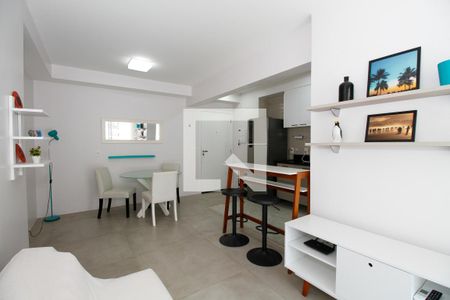 Sala e Cozinha de apartamento à venda com 2 quartos, 66m² em Paraíso, São Paulo