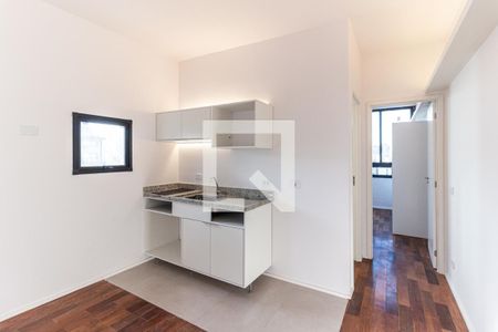 Sala/Cozinha de apartamento para alugar com 1 quarto, 40m² em República, São Paulo