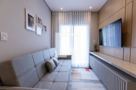 Sala de apartamento à venda com 1 quarto, 40m² em Vila Regente Feijó, São Paulo