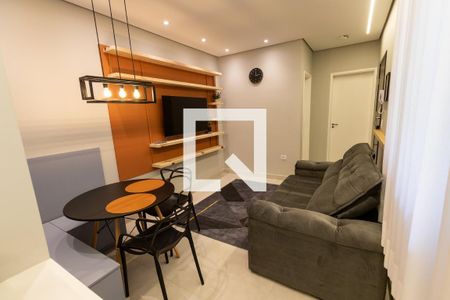 Sala de apartamento à venda com 1 quarto, 40m² em Vila Regente Feijó, São Paulo