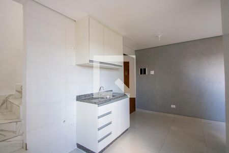 Sala/Cozinha de apartamento para alugar com 2 quartos, 96m² em Jardim Irene, Santo André