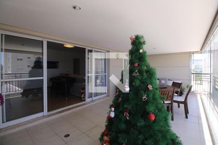 Varanda gourmet de apartamento à venda com 3 quartos, 170m² em Jardim, Santo André