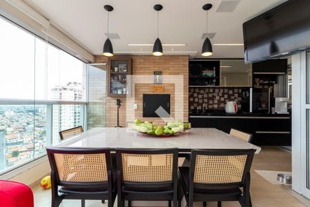 Varanda Gourmet de apartamento à venda com 3 quartos, 140m² em Santana, São Paulo