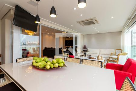 Varanda Gourmet de apartamento à venda com 3 quartos, 140m² em Santana, São Paulo