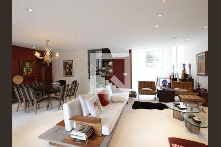 Sala de casa de condomínio à venda com 4 quartos, 420m² em Jardim Leonor, São Paulo