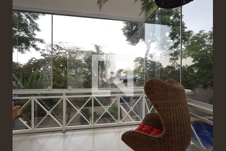 Varanda da Suíte de casa de condomínio à venda com 4 quartos, 420m² em Jardim Leonor, São Paulo
