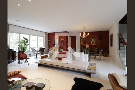 Sala de casa de condomínio à venda com 4 quartos, 420m² em Jardim Leonor, São Paulo