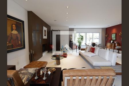 Sala de casa de condomínio à venda com 4 quartos, 420m² em Jardim Leonor, São Paulo