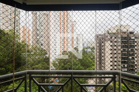 Vista da Varanda da Sala de apartamento para alugar com 3 quartos, 125m² em Vila Andrade, São Paulo