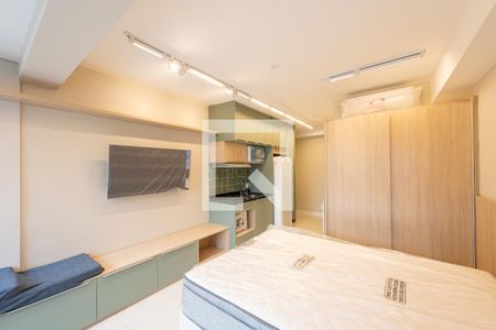 Sala/Quarto de apartamento para alugar com 1 quarto, 29m² em Vila Clementino, São Paulo