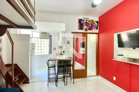 Sala  de kitnet/studio à venda com 1 quarto, 31m² em Copacabana, Rio de Janeiro