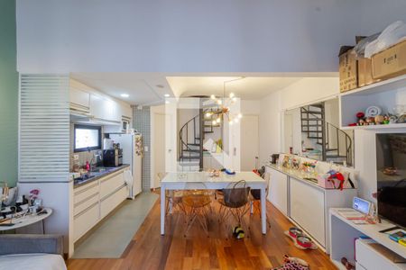 Sala de apartamento à venda com 1 quarto, 52m² em Moema, São Paulo