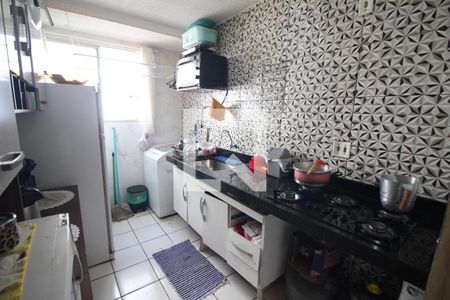 Cozinha e Área de Serviço de apartamento para alugar com 2 quartos, 50m² em Diamante, Belo Horizonte