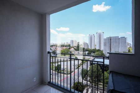 Varanda - área de serviço  de apartamento para alugar com 2 quartos, 36m² em Jardim Caravelas, São Paulo