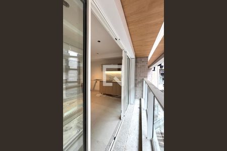 Varanda da sala de apartamento à venda com 1 quarto, 50m² em Gávea, Rio de Janeiro