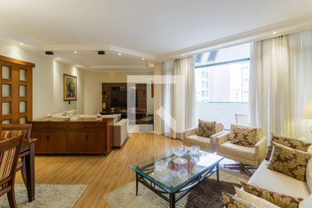 Sala de apartamento à venda com 3 quartos, 125m² em Moema, São Paulo