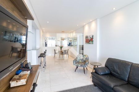 Sala de apartamento para alugar com 3 quartos, 116m² em Vila Tupi, Praia Grande